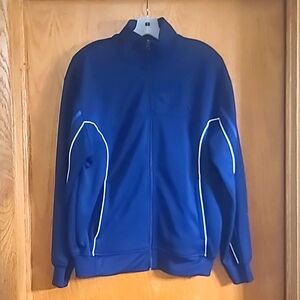 Mens Blue Zip Up Jacket